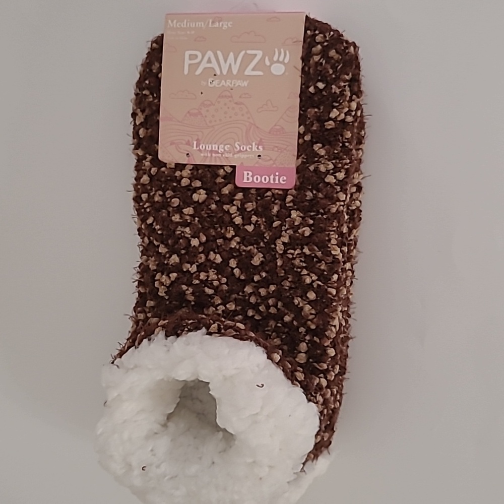Pawz by Bearpaw Sherpa Lounge Bootie Socks NWT - Picture 9 of 16